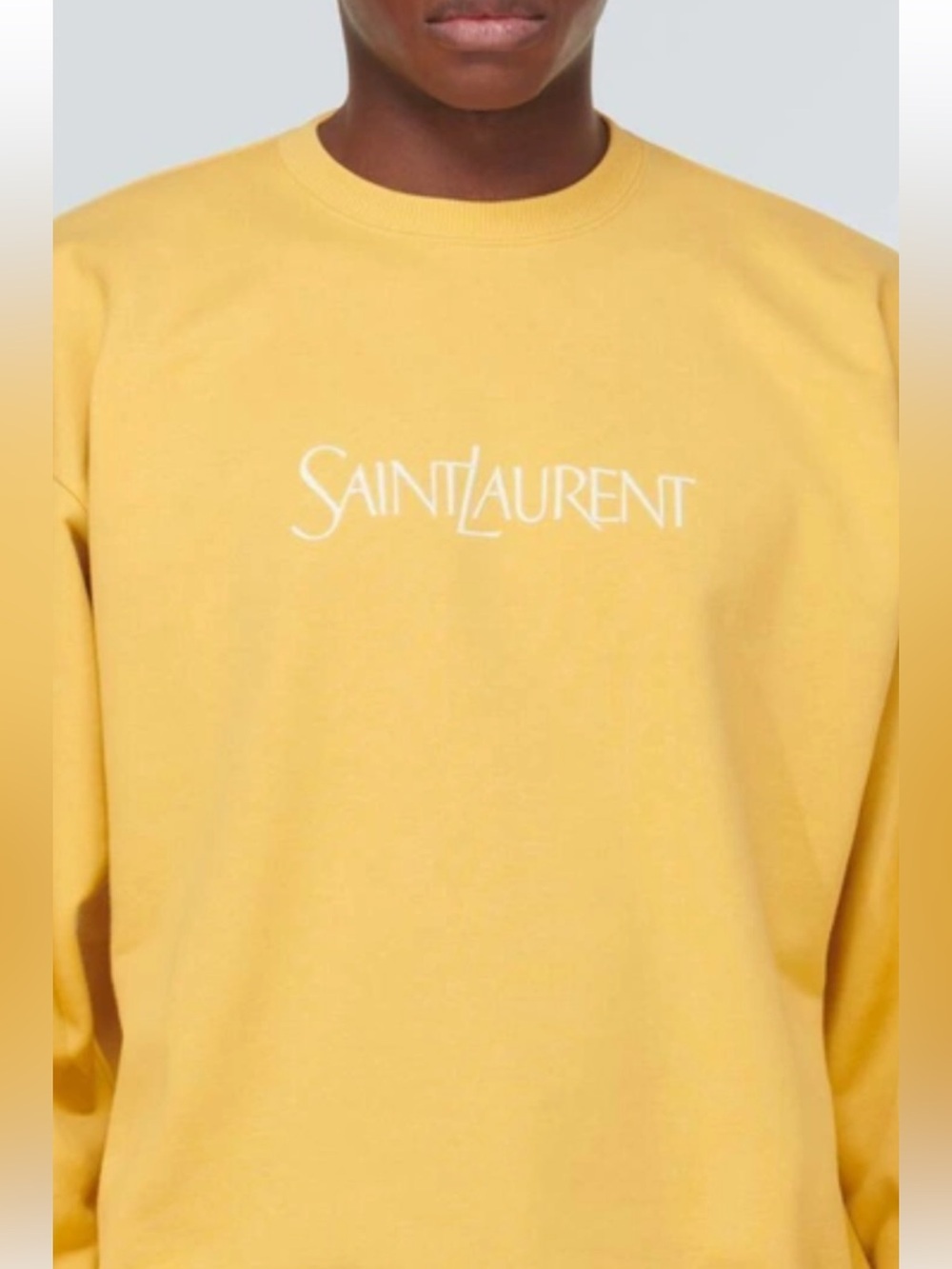 Men's Saint Laurent cotton Jersey sweatshirt size XXL made in Italy NWT